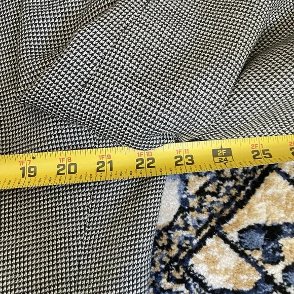 VTG Gianfranco Ruffini Italy Men's 42R Wool Houndstooth Blazer Jacket Sport Coat - Picture 12 of 13